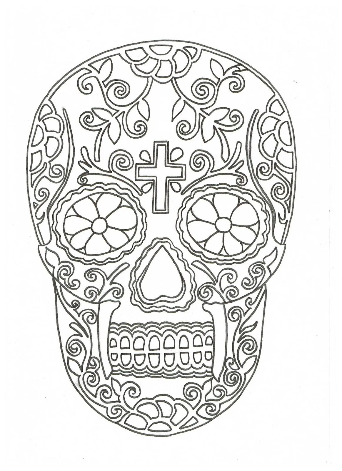 Plantilla calaveras – Imagenes Educativas