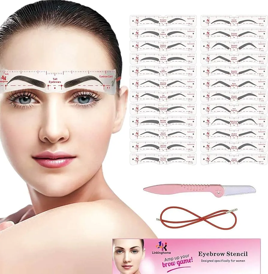 Plantilla de cejas, kit moldeador de cejas de 24 piezas, plantilla de cejas reutilizable con correa, maquillaje de 3 minutos, adecuado para el 98% : Amazon.com.mx: Belleza Plantilla de cejas, kit moldeador de cejas de 24 piezas, plantilla de cejas reutilizable con correa, maquillaje de 3 minutos, adecuado para el 98% : Amazon.com.mx: Belleza