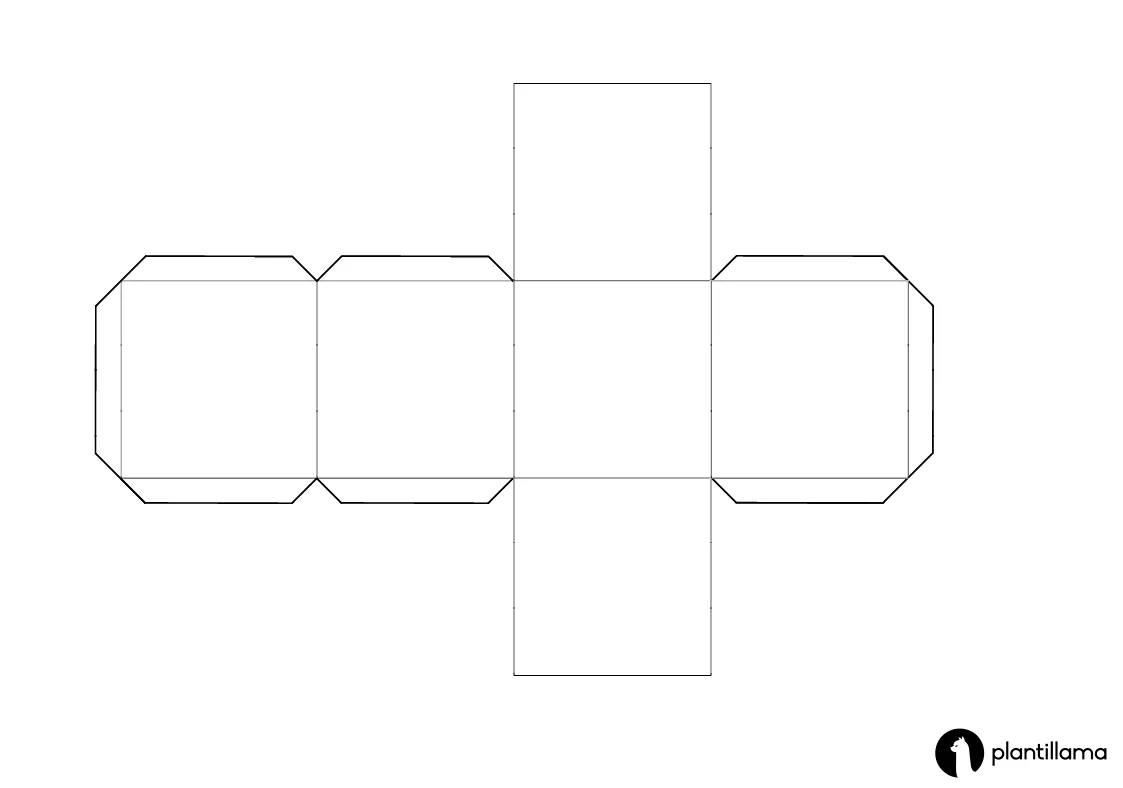 ▷ Plantilla para hacer un CUBO 3D DE PAPEL - Imprímelo GRATIS ▷ Plantilla para hacer un CUBO 3D DE PAPEL - Imprímelo GRATIS