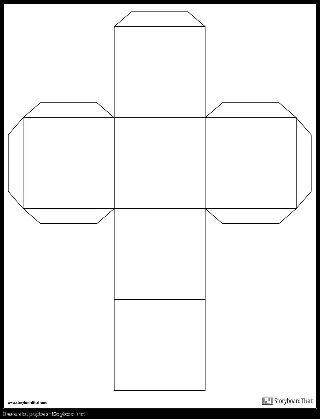 Plantilla de Cubo Storyboard por es-examples