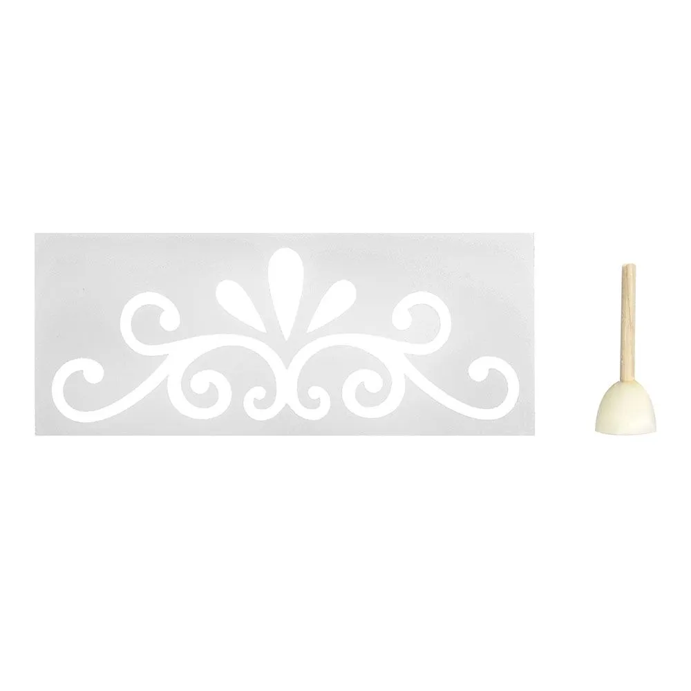 PLANTILLA DECORATIVA DISEÑO ORNAMENTAL 29 X 12 CM | The Home Depot México PLANTILLA DECORATIVA DISEÑO ORNAMENTAL 29 X 12 CM | The Home Depot México