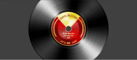 Plantilla de disco de vinilo PSD | Plantilla Plantilla de disco de vinilo PSD | Plantilla