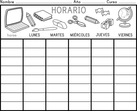 plantilla-escolar-dibujos-para ...