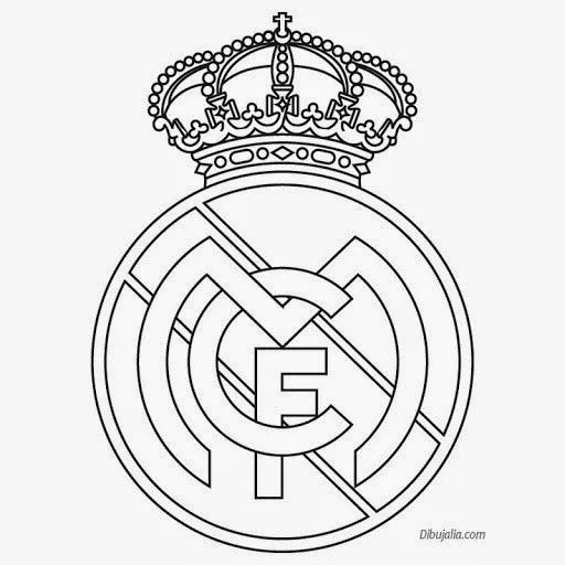 Plantilla del Escudo del Real Madrid. | Ideas y material gratis ... Plantilla del Escudo del Real Madrid. | Ideas y material gratis ...