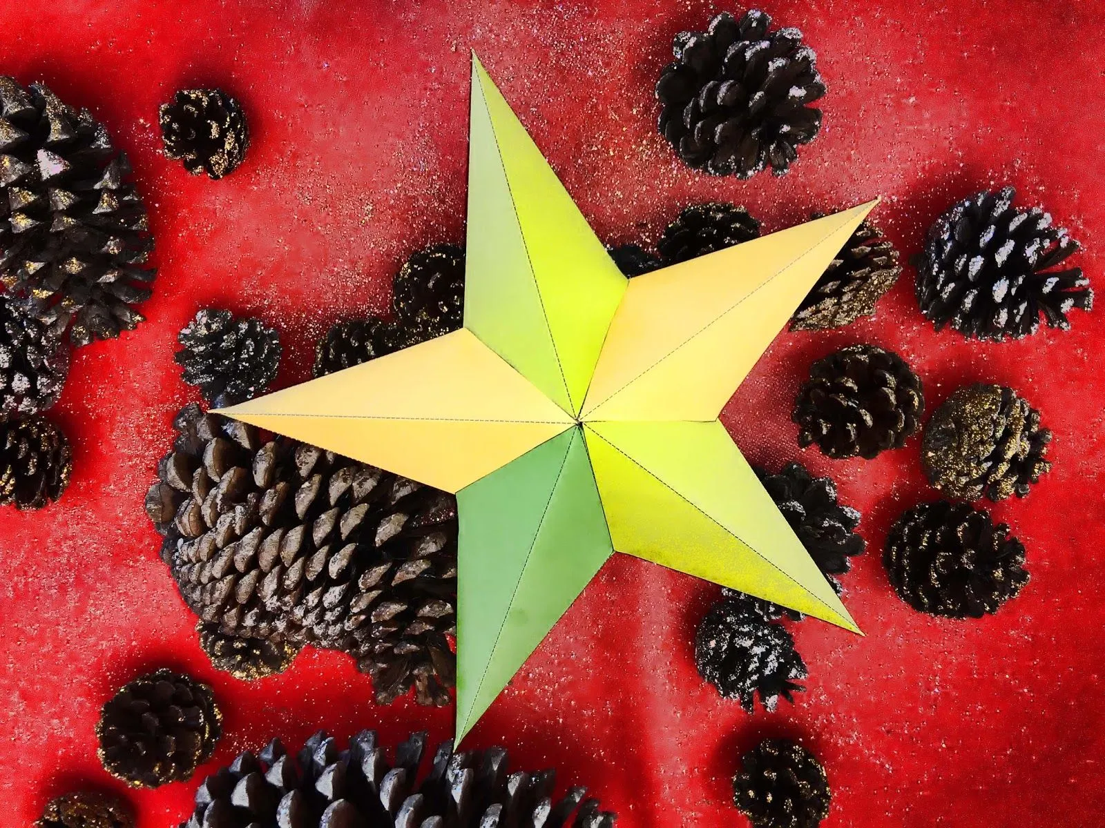 Plantilla para estrellas 3D