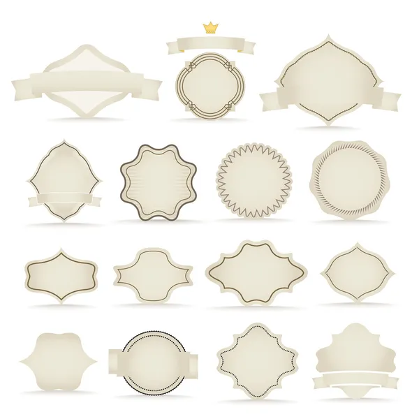plantilla de etiquetas vintage vector para un texto — Vector stock ... plantilla de etiquetas vintage vector para un texto — Vector stock ...