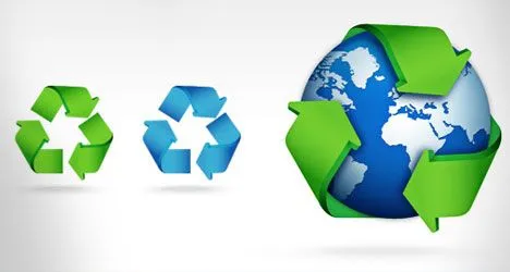 Plantilla de Íconos de Reciclaje y Medio Ambiente PSD | Plantilla Plantilla de Íconos de Reciclaje y Medio Ambiente PSD | Plantilla