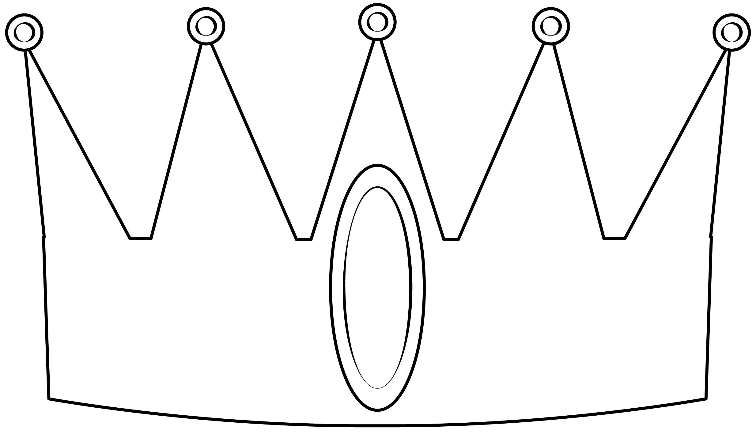 Plantilla imprimible de corona de rey | Manualidades de papel para niños Plantilla imprimible de corona de rey | Manualidades de papel para niños