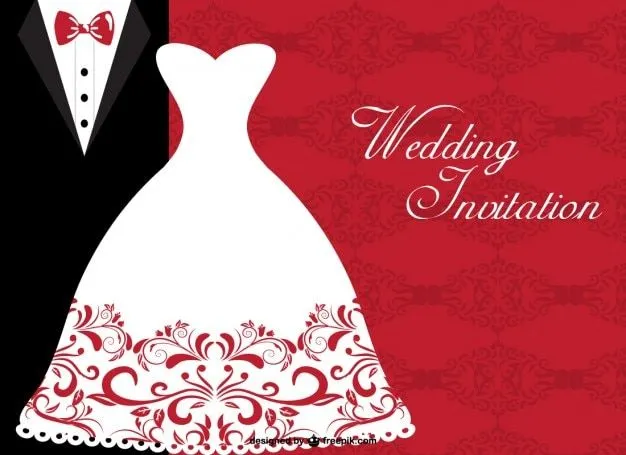 Plantilla invitación de boda | Descargar Vectores gratis Plantilla invitación de boda | Descargar Vectores gratis
