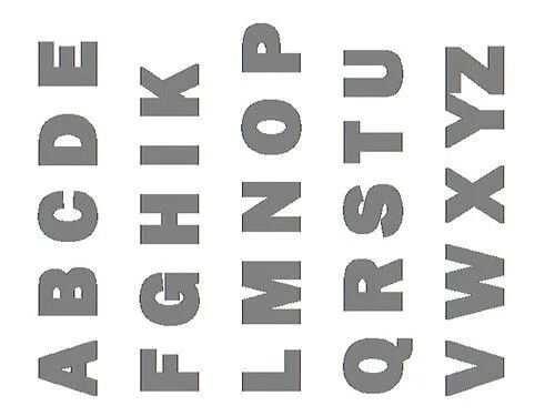 Plantillas de letra a - Imagui