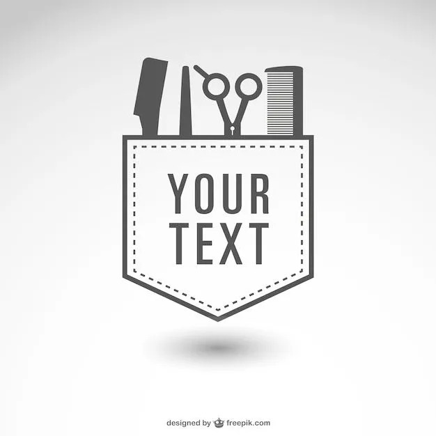 Plantilla de logo de peluquería | Descargar Vectores gratis Plantilla de logo de peluquería | Descargar Vectores gratis