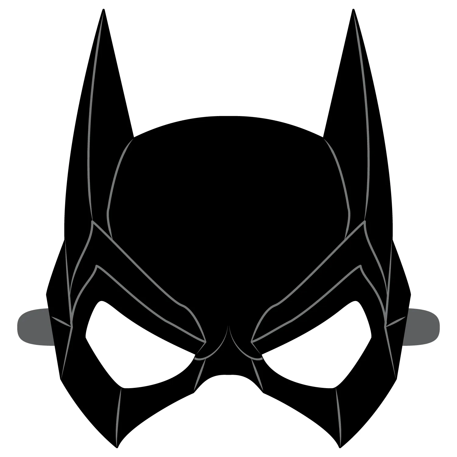 Plantilla de Máscara de Batgirl | Manualidades de papel para niños Plantilla de Máscara de Batgirl | Manualidades de papel para niños