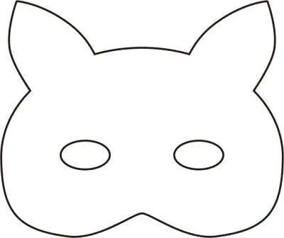 Máscaras de animales para colorear y recortar. | Trato o truco Máscaras de animales para colorear y recortar. | Trato o truco