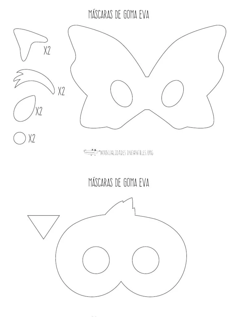 Plantilla Mascara de Pajaro y Gatita PDF | PDF Plantilla Mascara de Pajaro y Gatita PDF | PDF