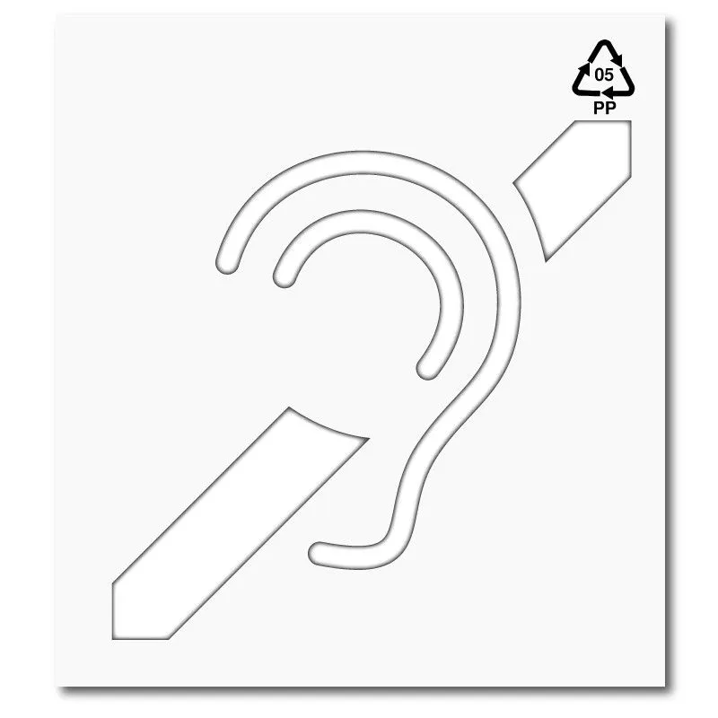 Plantilla pintar señal discapacitados polipropileno, pvc, aluminio o metal - Máquinas de pintar carretera Graco, Hofmann y Bicomtrafic Plantilla pintar señal discapacitados polipropileno, pvc, aluminio o metal - Máquinas de pintar carretera Graco, Hofmann y Bicomtrafic