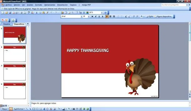 Plantilla PowerPoint Acción de Gracias PPT | Plantillas PowerPoint ...
