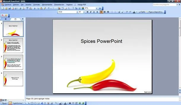 Plantilla PowerPoint Alimentos Ajíes | Plantillas PowerPoint Gratis Plantilla PowerPoint Alimentos Ajíes | Plantillas PowerPoint Gratis