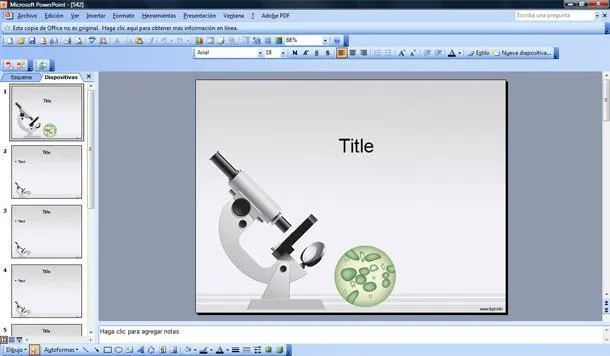 Plantilla PowerPoint Biología | Plantillas PowerPoint Gratis