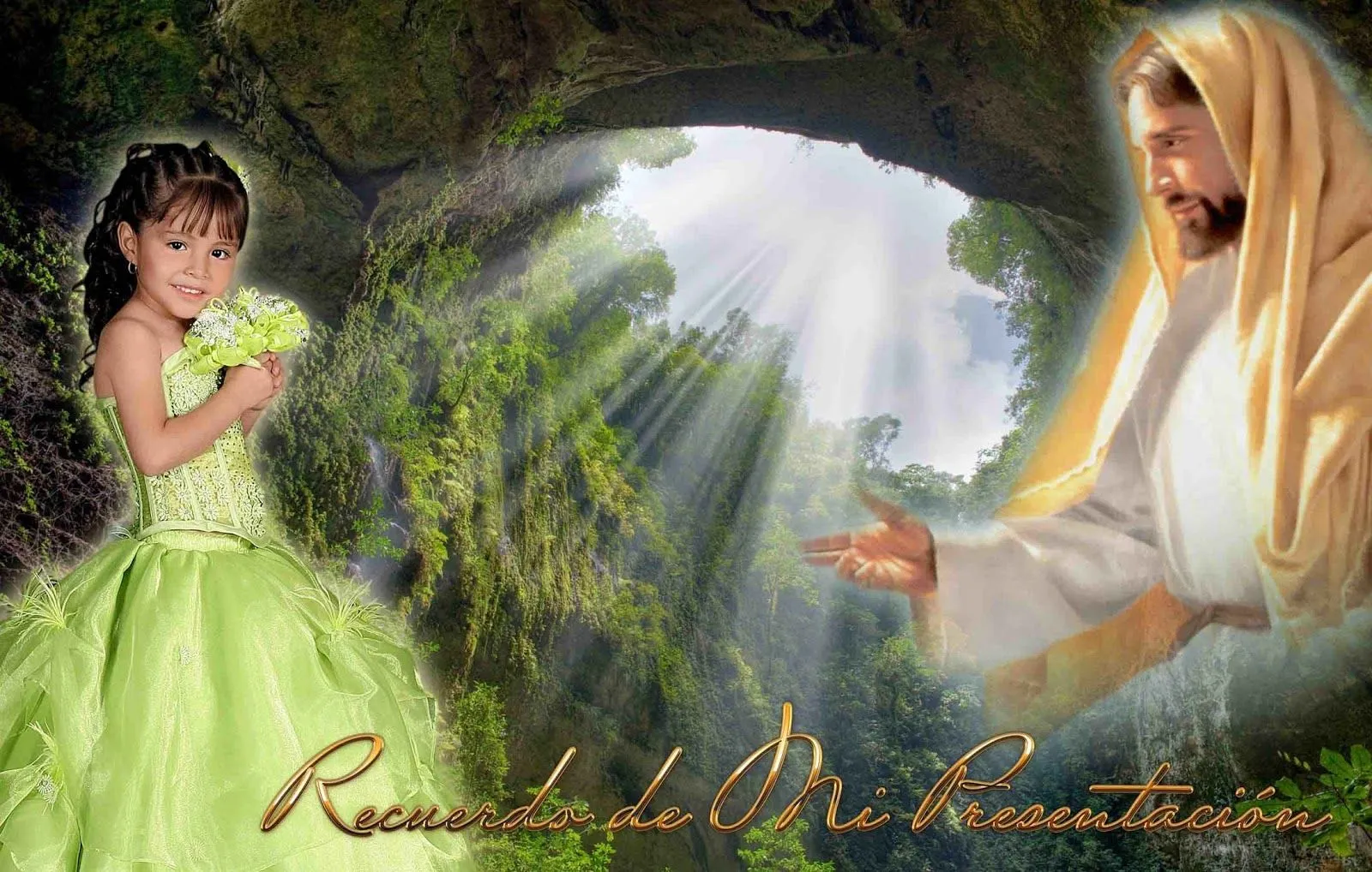 Plantilla en psd con tema religioso