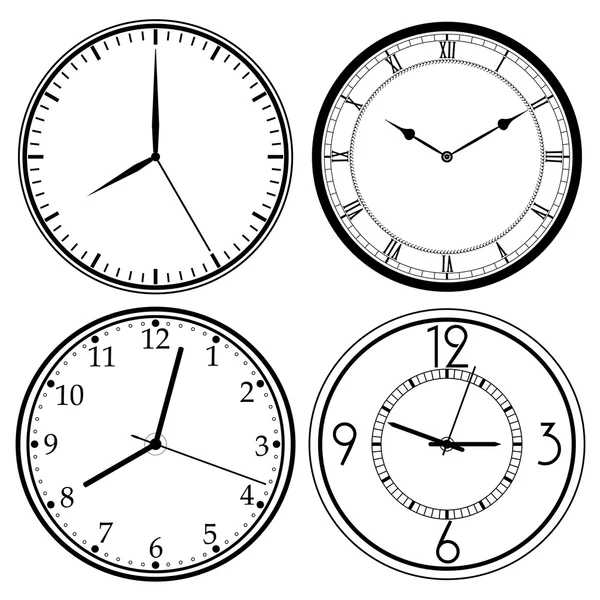 Plantilla de reloj de pared — Vector stock © ambassador80 #75266631