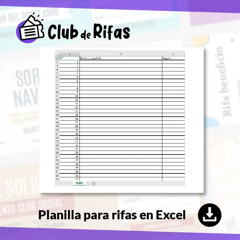 ▷ Plantilla de Rifa 100 Números para imprimir ¡GRATIS! ▷ Plantilla de Rifa 100 Números para imprimir ¡GRATIS!