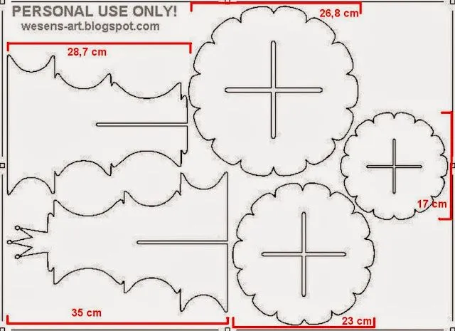 Plantilla para hacer Stands para Cupcakes. | Ideas y material ...