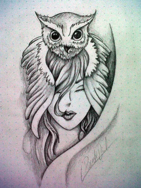 Plantillas para tatuajes de buhos - Imagui