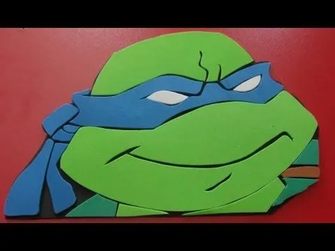 PLANTILLA TORTUGA NINJA DE GOMA EVA | manualidadesgomaeva PLANTILLA TORTUGA NINJA DE GOMA EVA | manualidadesgomaeva