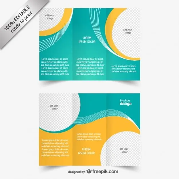 Plantilla de tríptico | Descargar Vectores gratis Plantilla de tríptico | Descargar Vectores gratis