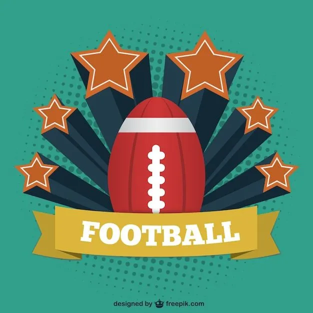 Plantilla vintage de fútbol americano | Descargar Vectores gratis Plantilla vintage de fútbol americano | Descargar Vectores gratis