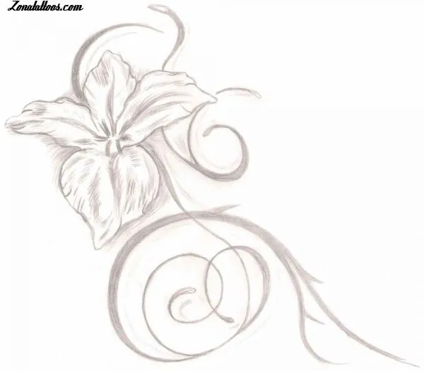 Plantilla/Diseño Tatuaje de bennelly - Flores Plantilla/Diseño Tatuaje de bennelly - Flores