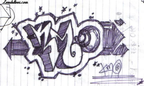 Plantillas de letras graffitis - Imagui