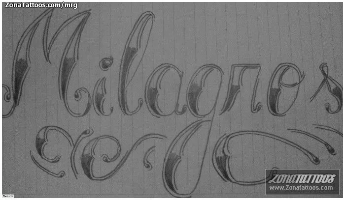 Plantilla/Diseño Tatuaje de MRG - Letras Nombres Plantilla/Diseño Tatuaje de MRG - Letras Nombres
