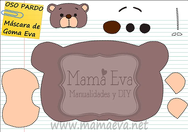 Plantillas de animales de bosque y selva