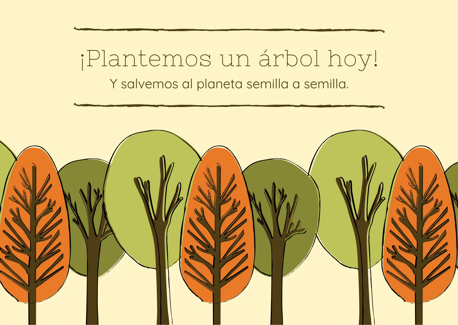 Plantillas de arboles gratis y personalizables - Canva