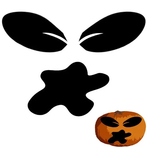Plantillas para calabazas de Halloween. | DIBUJOS DIBUJOS Plantillas para calabazas de Halloween. | DIBUJOS DIBUJOS