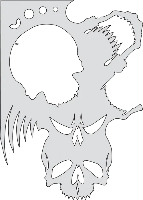 Plantillas de calaveras - Imagui
