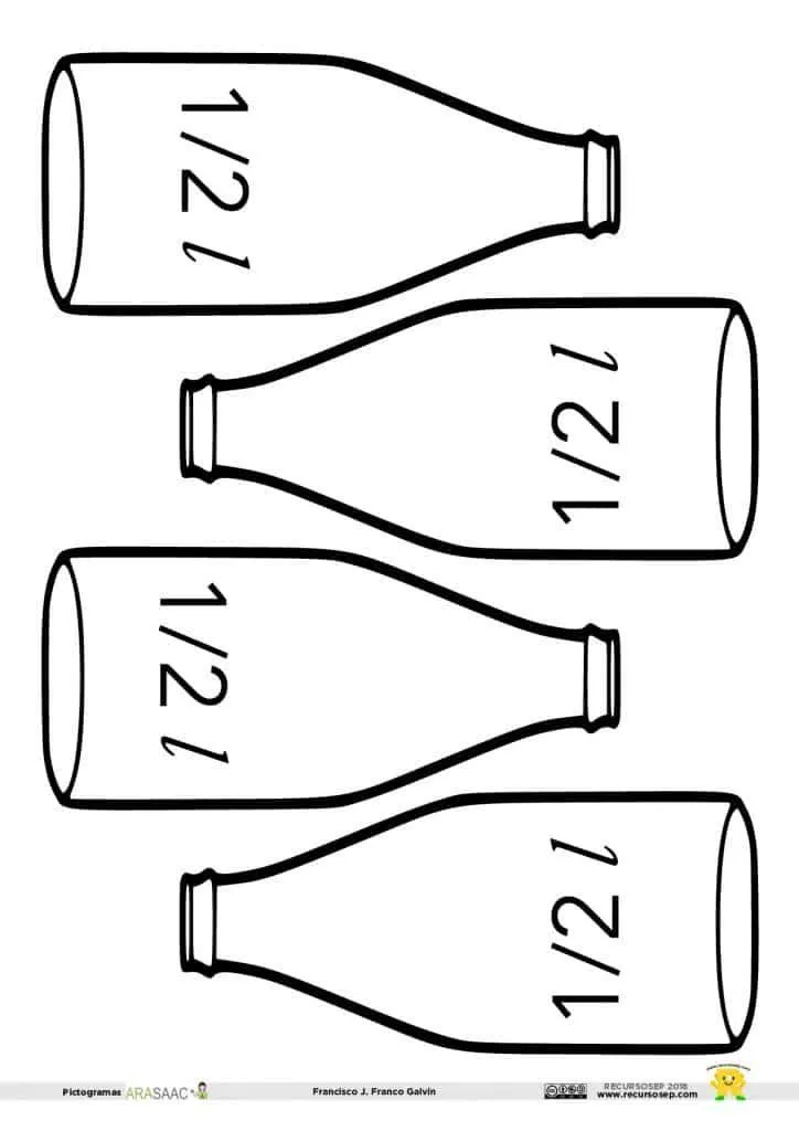 Plantillas para la capacidad: 1 l, 1/2 l y 1/4 l | Juegos didacticos de matematicas, Matematicas tercero de primaria, Actividades de matematicas Plantillas para la capacidad: 1 l, 1/2 l y 1/4 l | Juegos didacticos de matematicas, Matematicas tercero de primaria, Actividades de matematicas