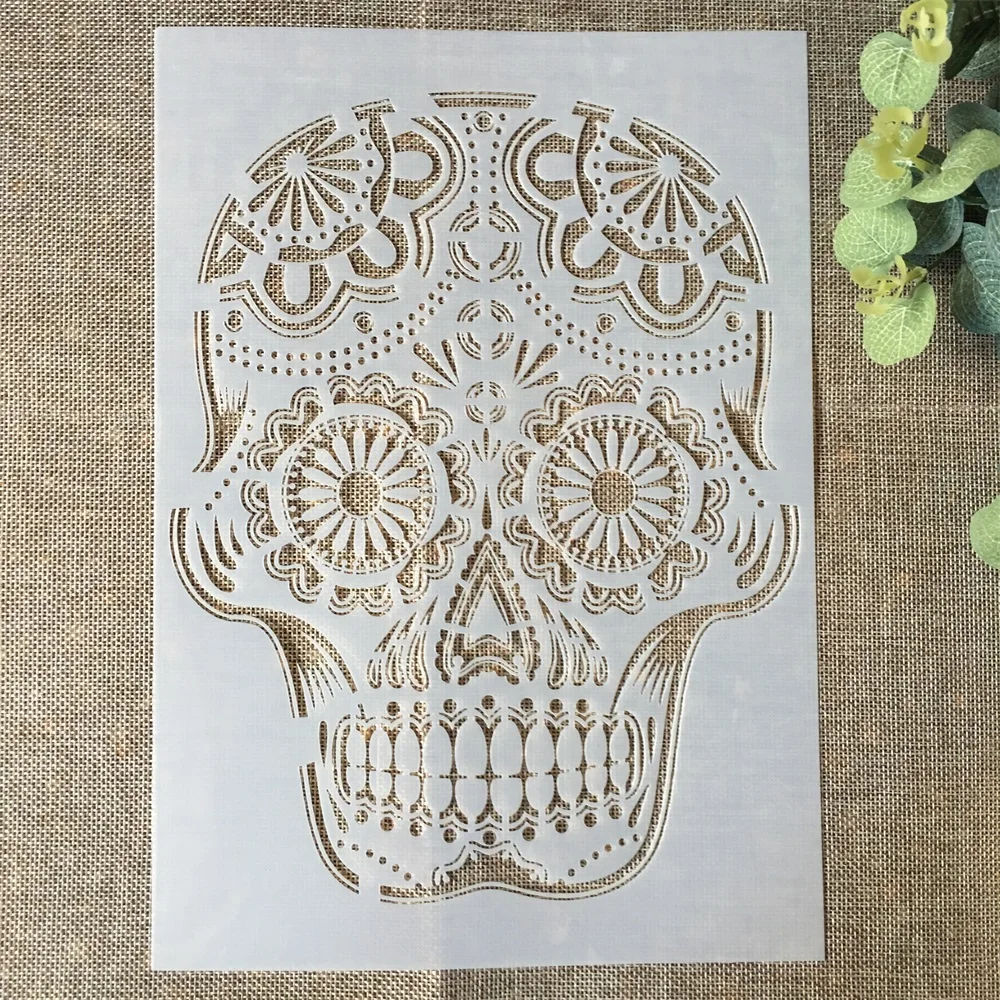Plantillas de capas A4 para pintar, álbum de recortes para colorear, álbum de relieve, plantilla de tarjeta decorativa, Calavera, esqueleto, fantasma, 29cm, 4 unidades - AliExpress Plantillas de capas A4 para pintar, álbum de recortes para colorear, álbum de relieve, plantilla de tarjeta decorativa, Calavera, esqueleto, fantasma, 29cm, 4 unidades - AliExpress