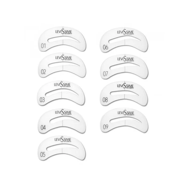 Plantillas para Cejas 9 Modelos Levissime