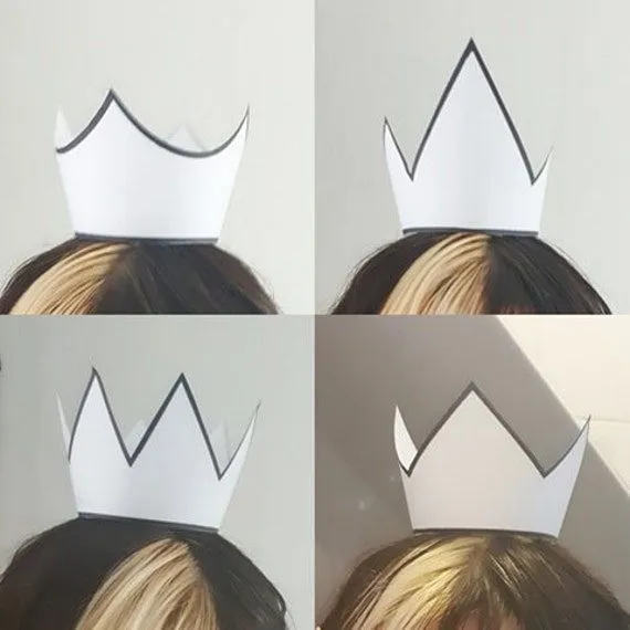 Plantillas de corona imprimibles A4 DIY para hacer coronas de - Etsy México Plantillas de corona imprimibles A4 DIY para hacer coronas de - Etsy México