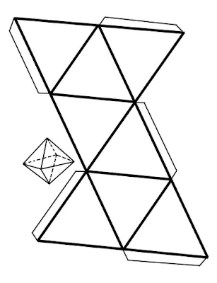 FIGURAS GEOMÉTRICAS - EL OCTAEDRO : FICHAS PARA NIÑOS FIGURAS GEOMÉTRICAS - EL OCTAEDRO : FICHAS PARA NIÑOS