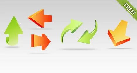 Plantillas flechas Gratis para Photoshop, Wordpress, PowerPoint ...