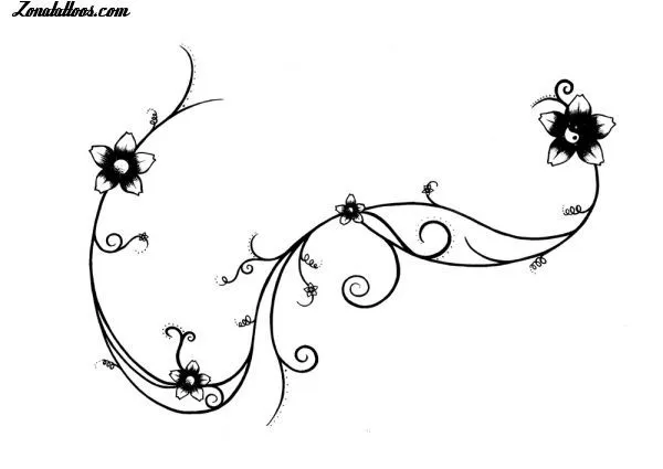 Plantillas de flores y enredaderas - Imagui