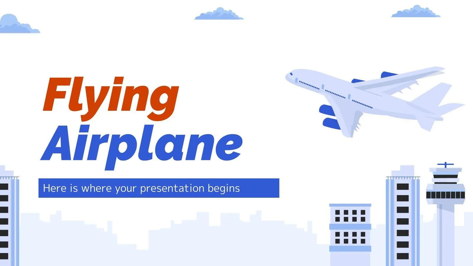 Plantillas gratis sobre aviones para Google Slides y PowerPoint Plantillas gratis sobre aviones para Google Slides y PowerPoint