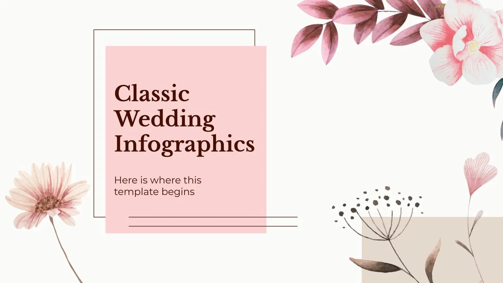 Plantillas gratis de Bodas para Google Slides y PowerPoint Plantillas gratis de Bodas para Google Slides y PowerPoint