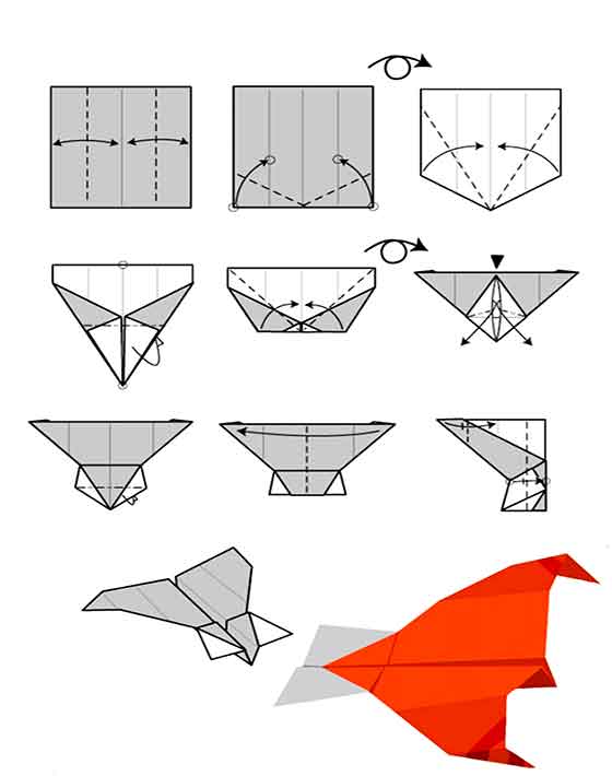 Plantillas gratis de origami o papiroflexia fácil para niños Plantillas gratis de origami o papiroflexia fácil para niños