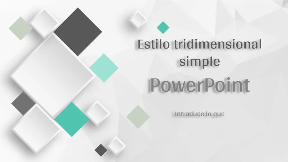 Plantillas Gratis de Tridimensional Para Power Point y Presentaciones de Google - Slidesdocs Plantillas Gratis de Tridimensional Para Power Point y Presentaciones de Google - Slidesdocs