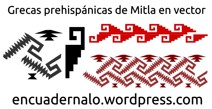 Plantillas: Grecas prehispánicas de Mitla | Encuadérnalo Plantillas: Grecas prehispánicas de Mitla | Encuadérnalo