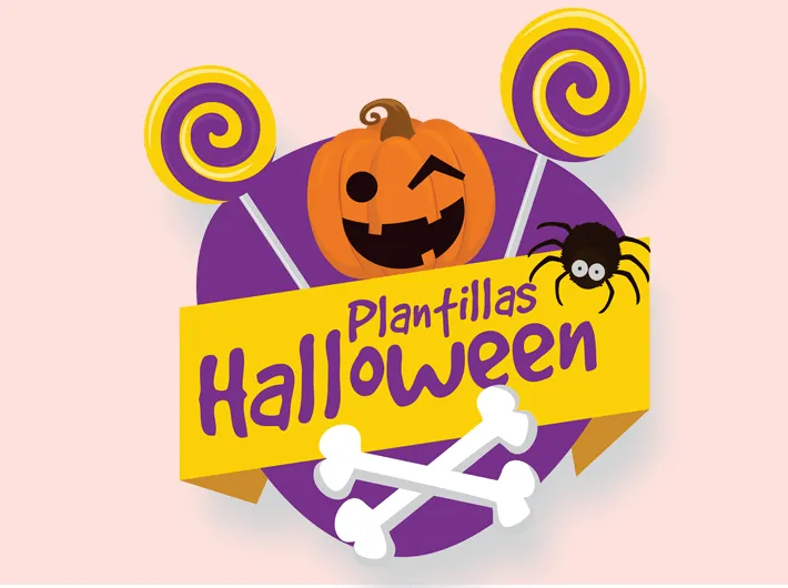 Plantillas Halloween para Imprimir Gratis: Calabazas, brujas y murciélagos  para colorear y recortar - Jorge Cobos